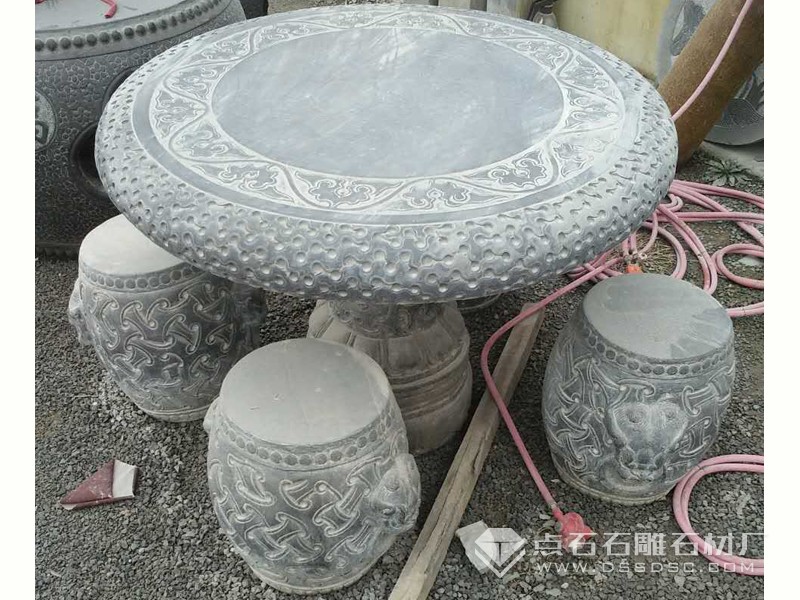 青石圓桌 戶外圓桌 石圓桌