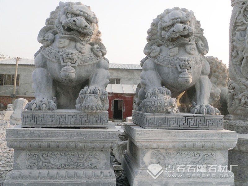 石雕獅子 青石獅子