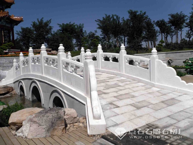 漢白玉欄桿 橋護(hù)欄