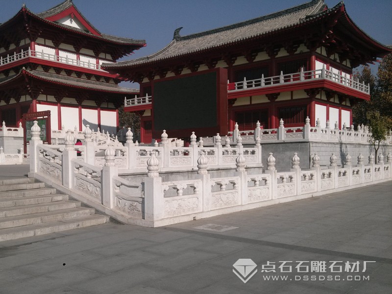 漢白玉欄桿 佛臺(tái)欄桿