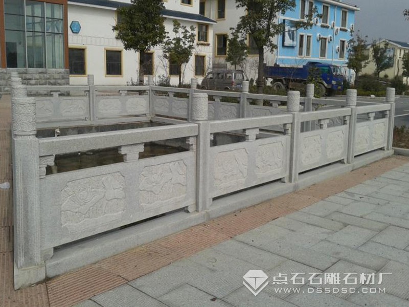 花崗巖欄板 魯灰欄桿