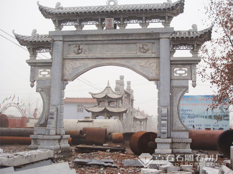 單門(mén)青石石牌坊