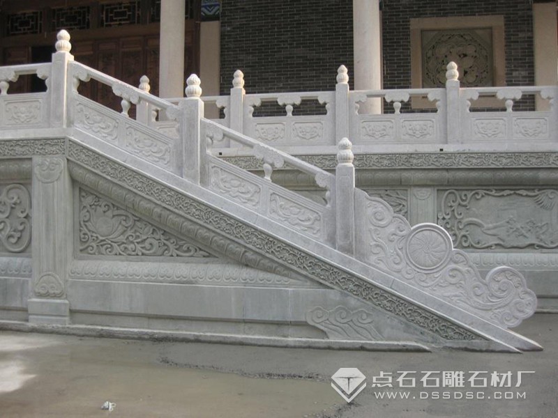 花崗巖欄板 白麻欄桿