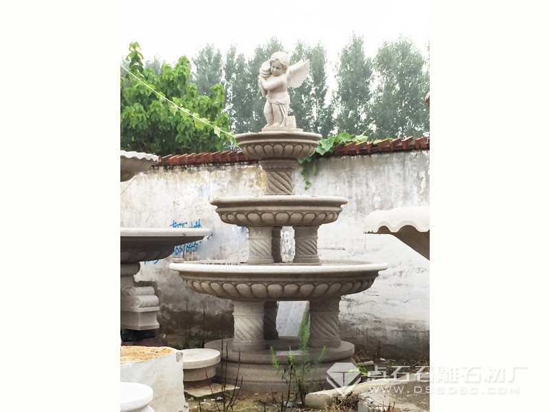 歐氏噴泉  歐氏石雕噴泉