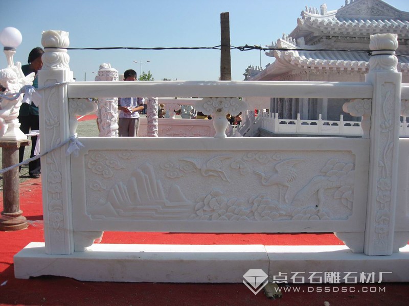 漢白玉欄桿 玉石欄桿