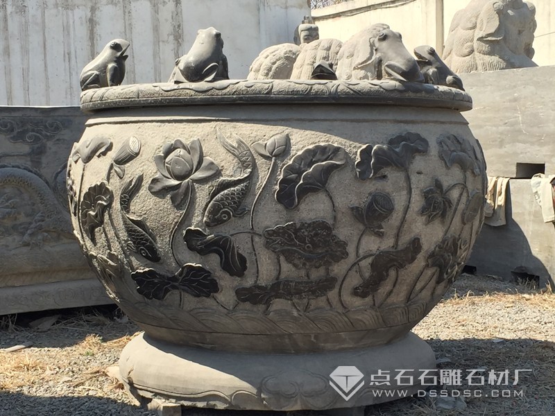 石缸 石頭魚缸 石質魚缸