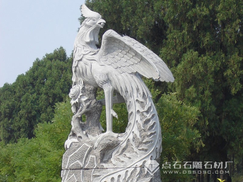 石雕鳳凰 青石