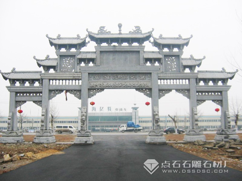 五門九樓青石石牌坊