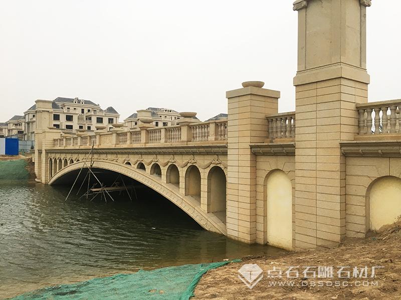 黃金麻歐式橋梁石材裝飾