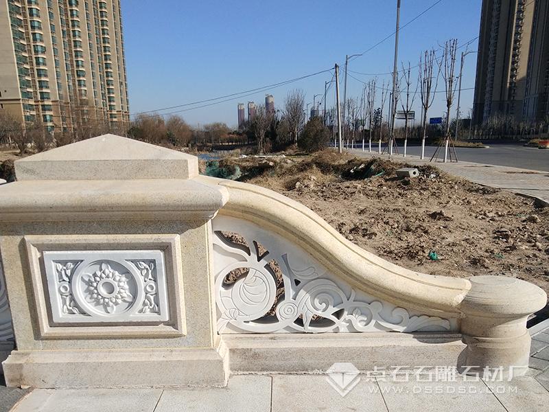 創意石欄桿橋梁石材裝飾工程