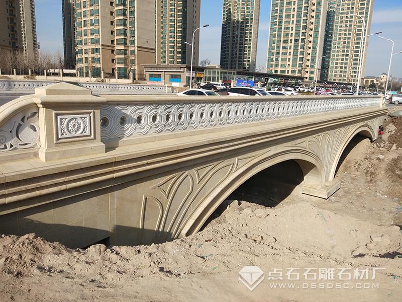 創意石欄桿橋梁石材裝飾工程