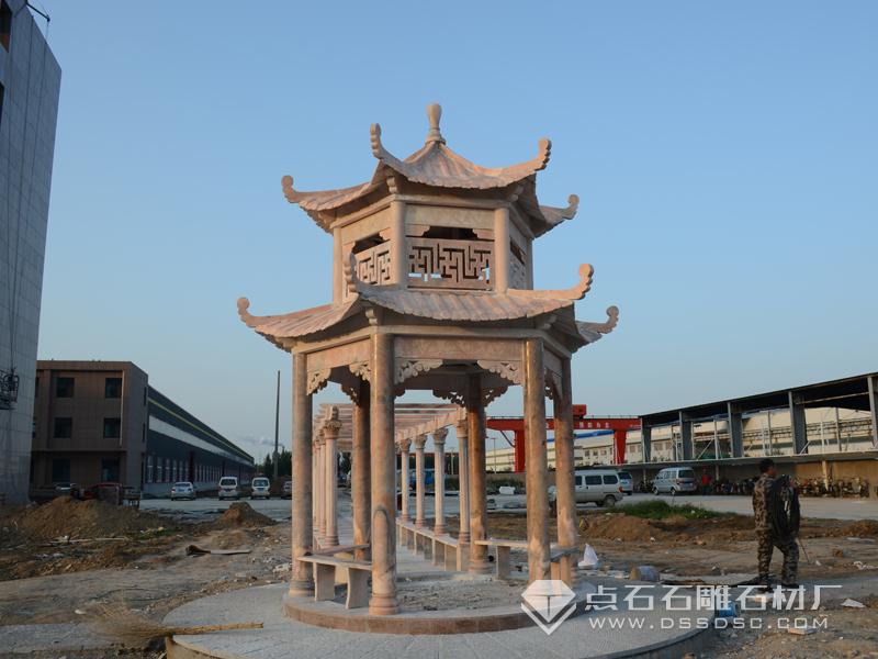 花崗巖石亭子 花崗巖石亭子